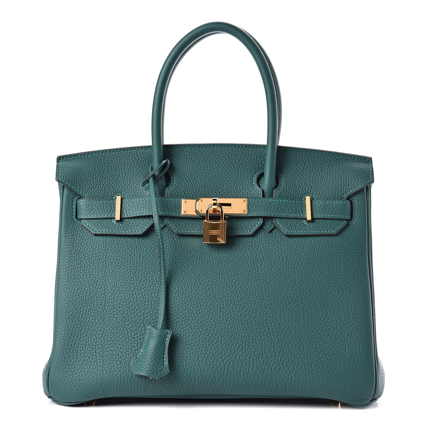 Hermes Togo Birkin 30 Malachite 1 of 11