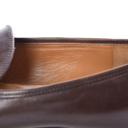 Gucci Calfskin Womens Jordaan Loafers 40.5 Fondente Brown 18 of 20