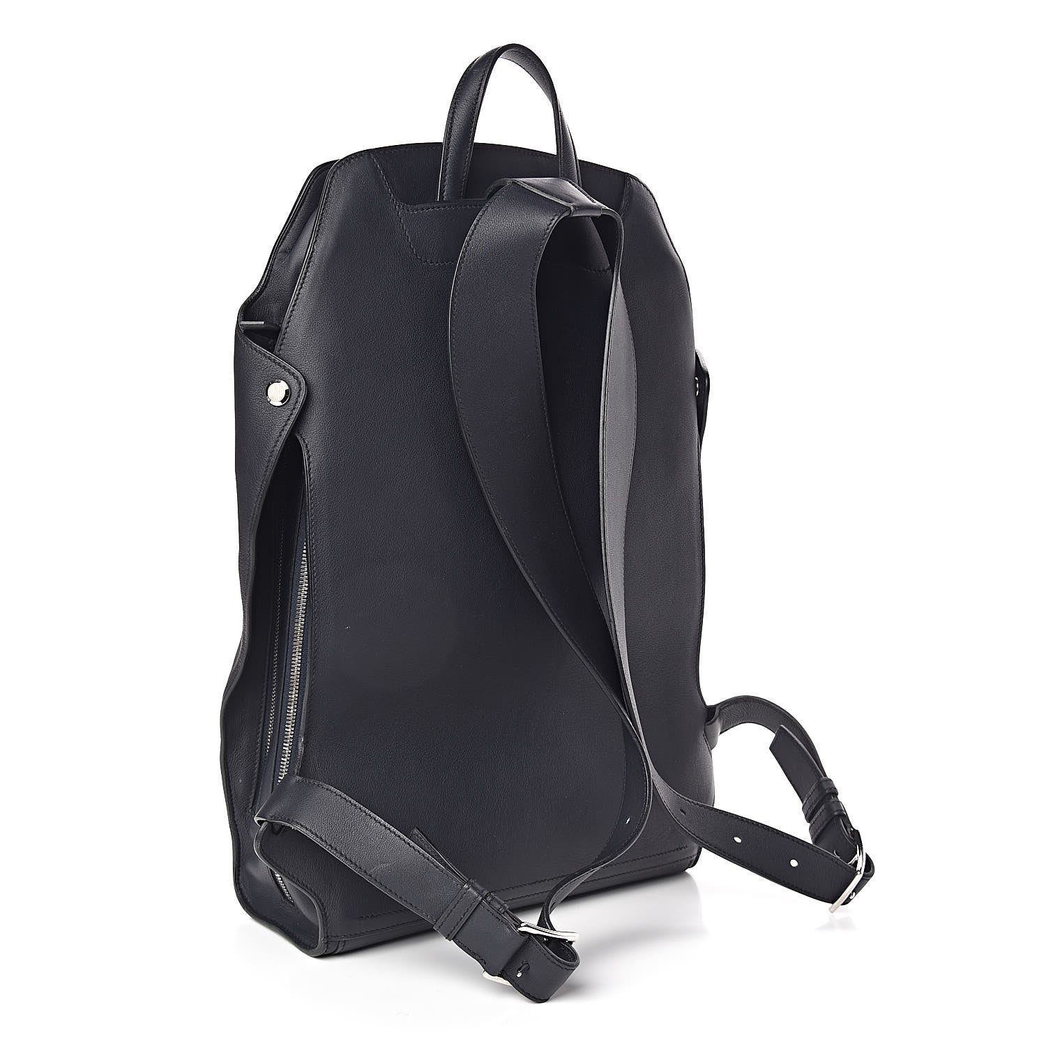 Hermes Taurillon Cristobal Cityback 30 Bleu Indigo 3 of 9