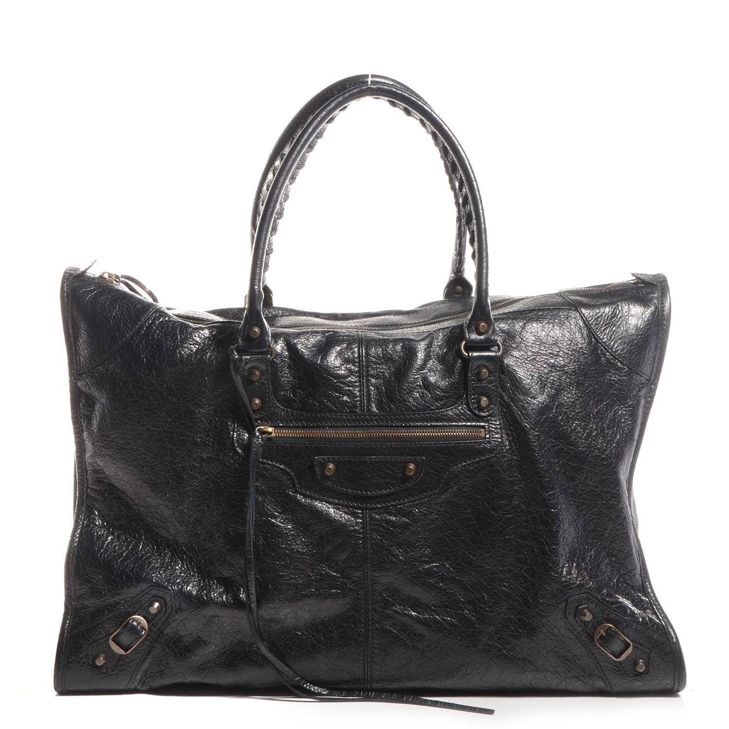 Balenciaga Agneau Weekender Black 1 of 10