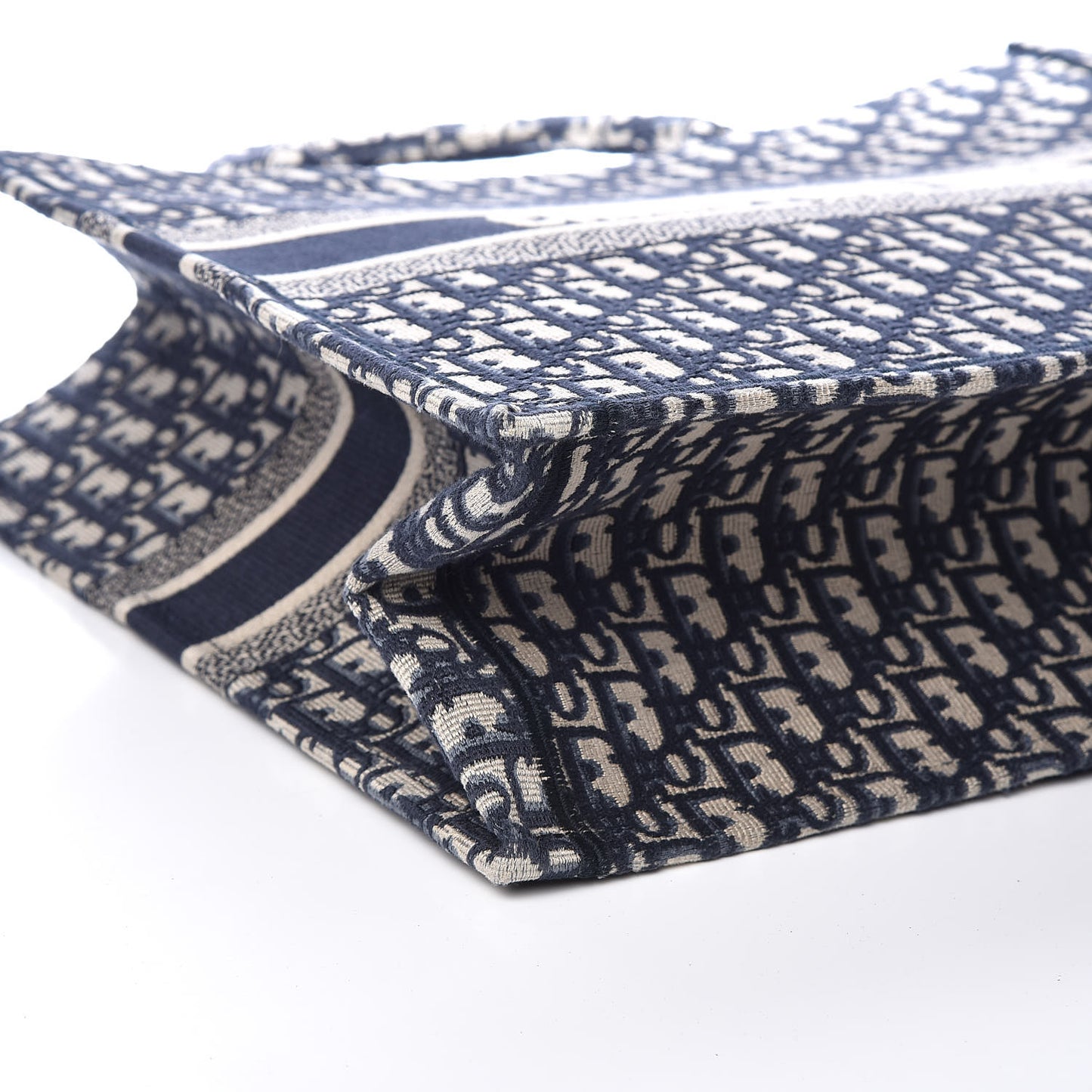 Oblique Book Tote Blue Multicolor
