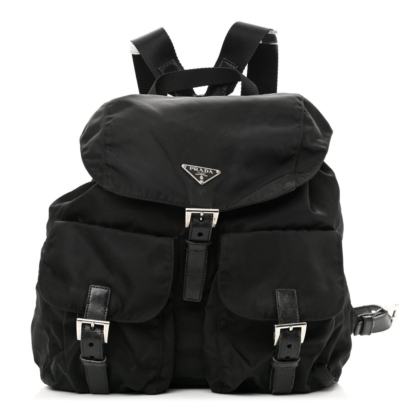 Tessuto Nylon Vela Small Backpack Black