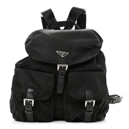 Prada Tessuto Nylon Vela Small Backpack Black 1 of 14