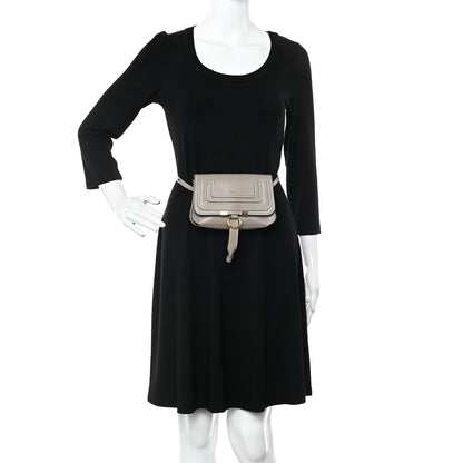 Chloe Calfskin Marcie Convertible Belt Bag Cashmere Grey 2 of 10