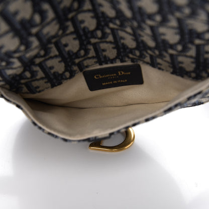 Christian Dior Oblique Saddle Belt Bag Blue 4 of 6