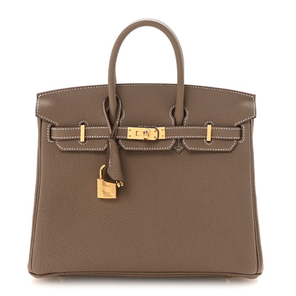 Hermes Togo Birkin 25 Etoupe 1 of 11