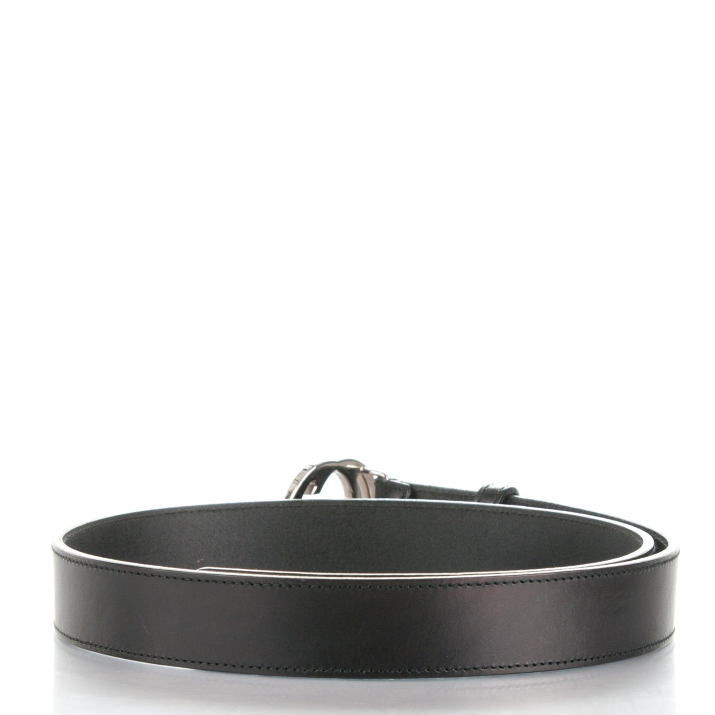 Calfskin Interlocking G Belt 85 34 Black