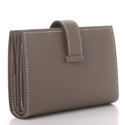 Hermes Epsom Mini Bearn Wallet Etoupe 3 of 8