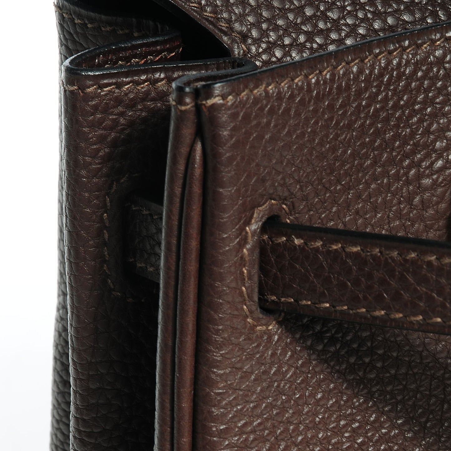 Togo Birkin 25 Marron Fonce