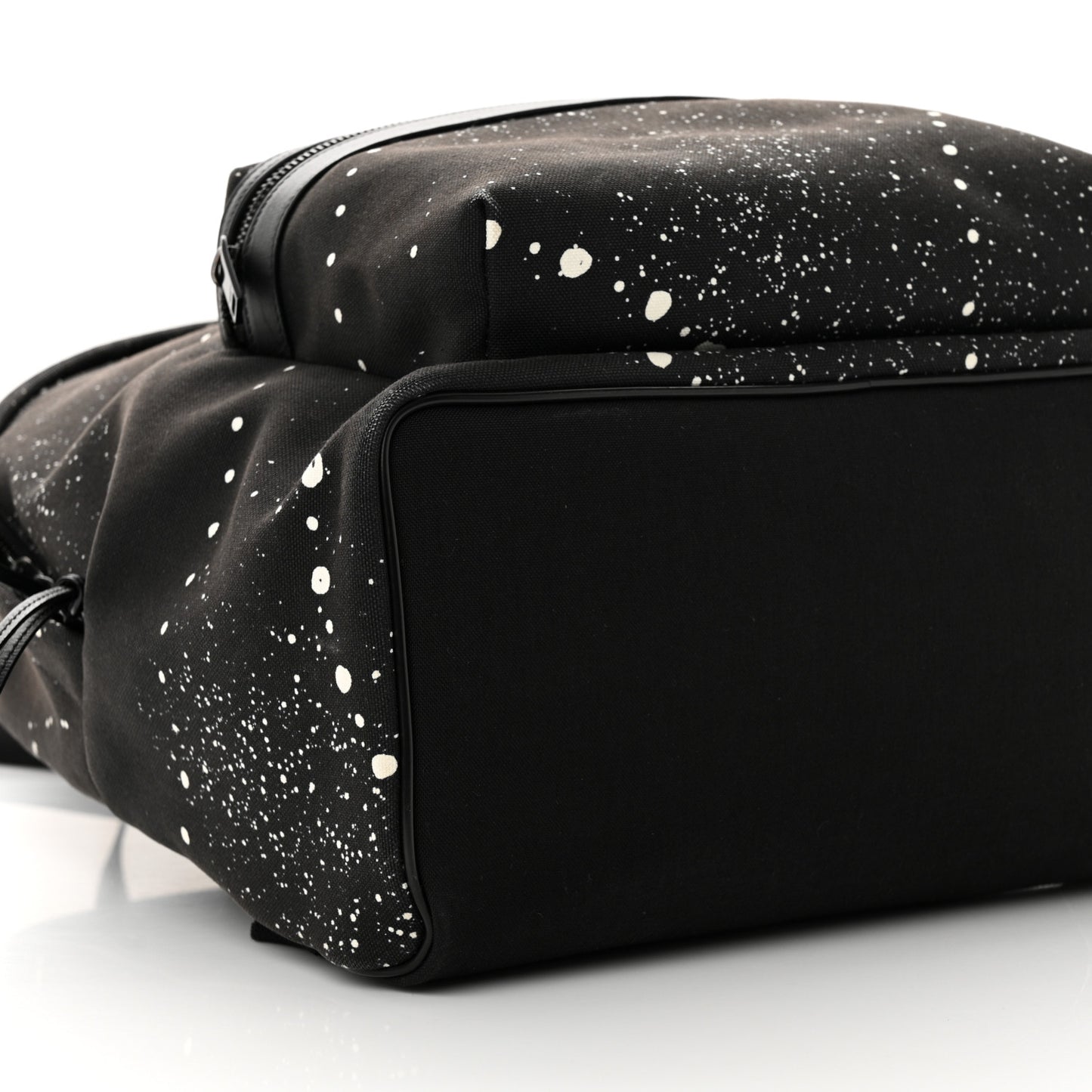 Canvas City Backpack Black White