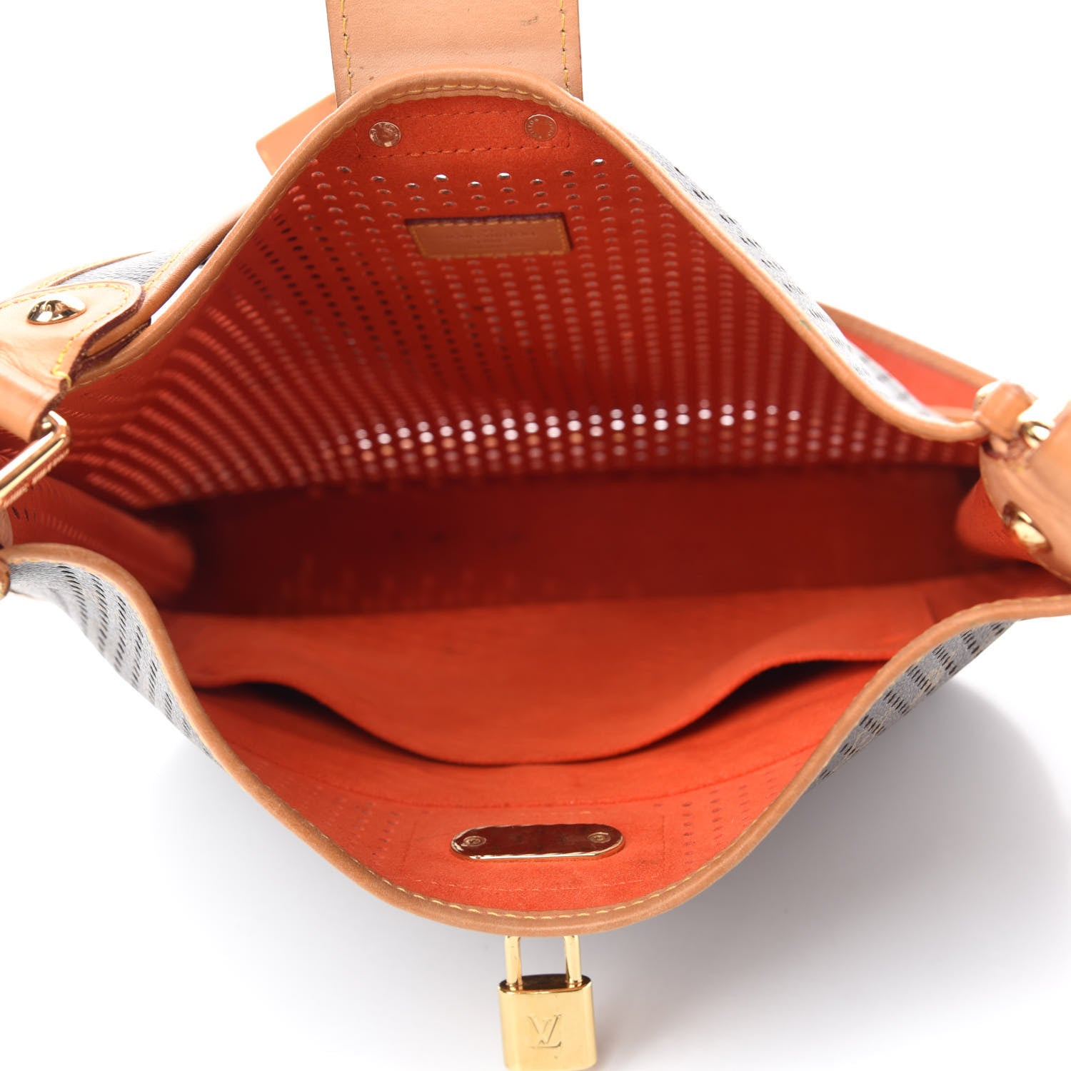Louis Vuitton Monogram Perforated Musette Orange 5 of 12