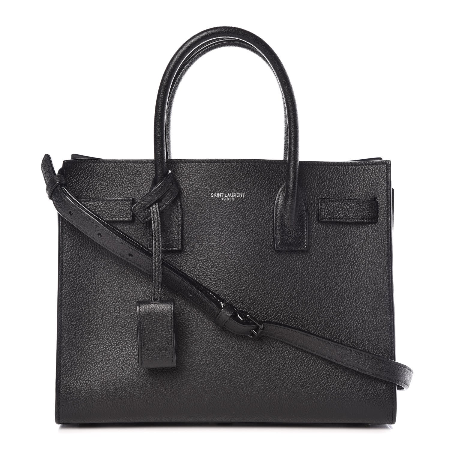 Saint Laurent Grained Calfskin Baby Sac De Jour Black 1 of 10