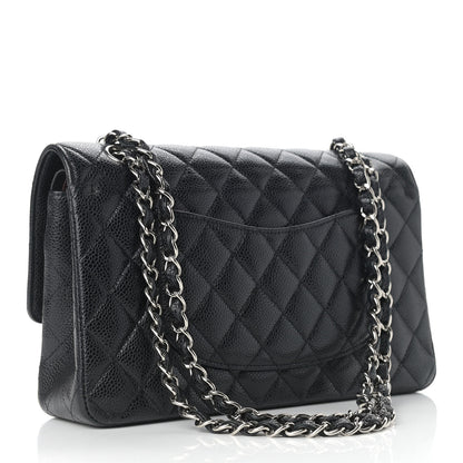 Chanel Caviar Quilted Medium Double Flap Black 3 of 11
