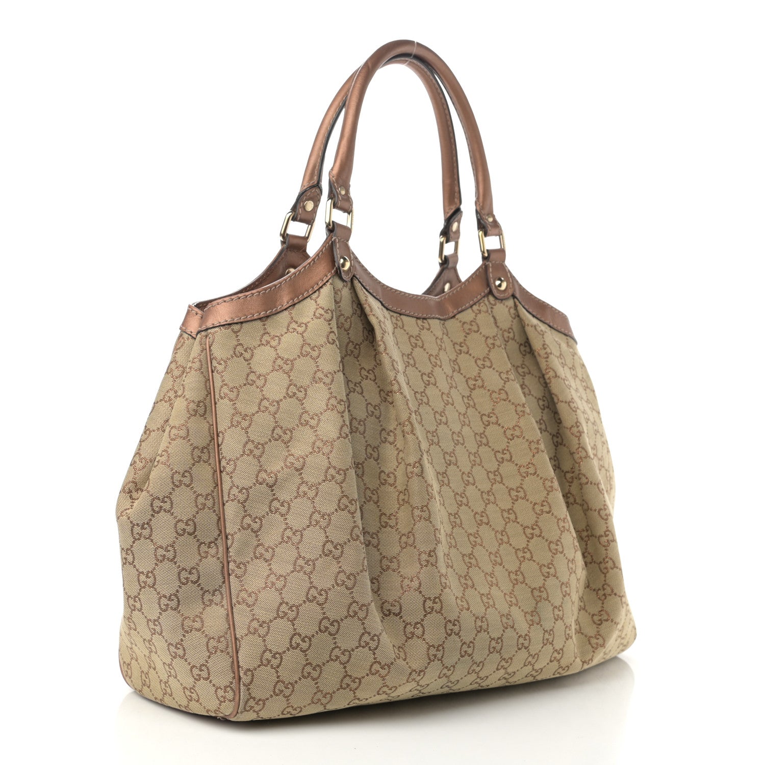 Gucci Monogram Large Sukey Tote Brown 3 of 13