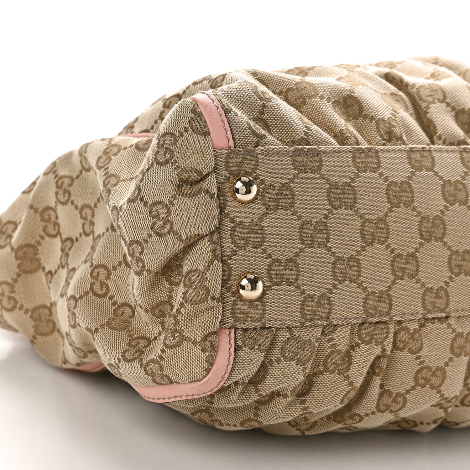 Gucci Monogram D Gold Tote Pink 9 of 15