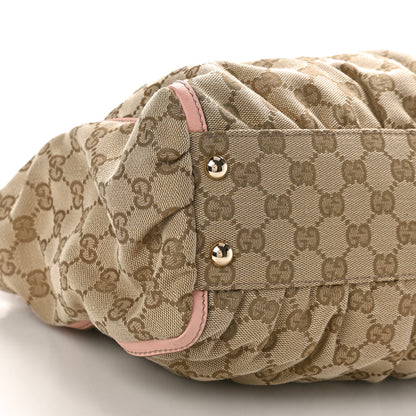 Gucci Monogram D Gold Tote Pink 9 of 15
