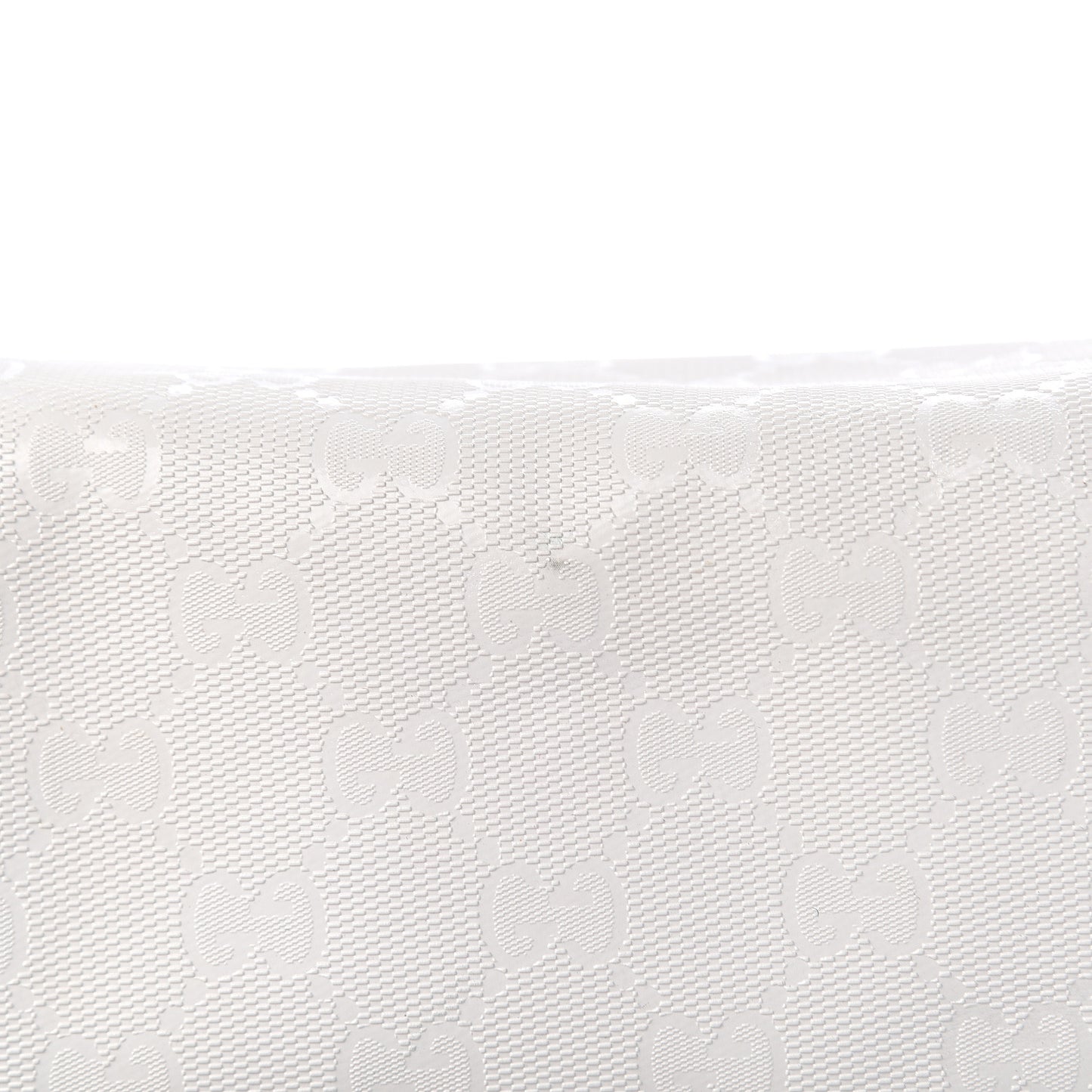 Imprime Monogram Medium Double Buckle Flap Messenger Bag White