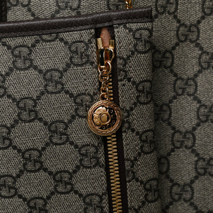 Gucci GG Supreme Monogram Large Rajah Chain Tote Beige New Acero 12 of 13