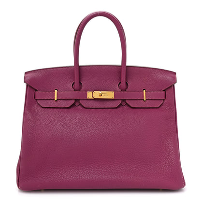 Hermes Taurillon Clemence Birkin 35 Tosca 1 of 16