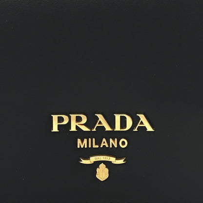 Prada City Calfskin Flap Crossbody Black 8 of 11