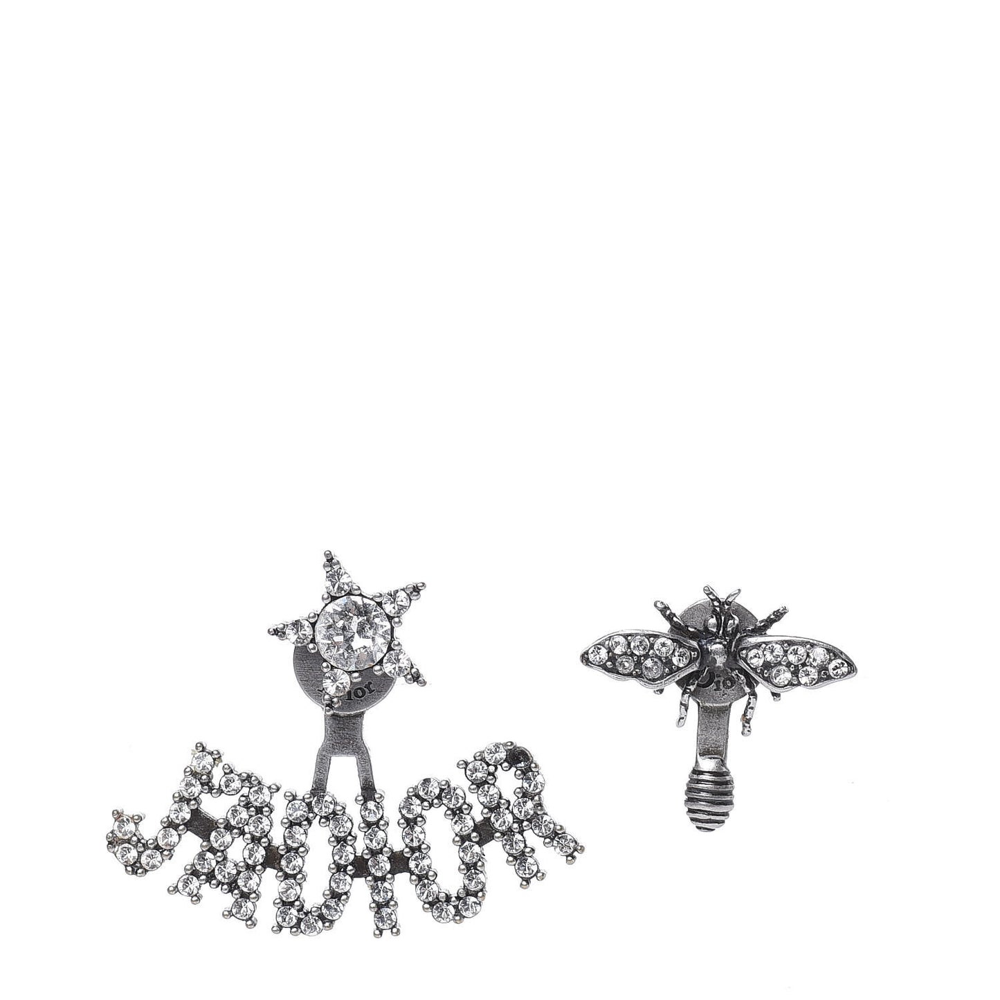 Palladium Crystal J'adior Earrings