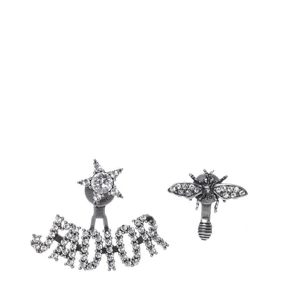 Christian Dior Palladium Crystal J'adior Earrings 1 of 3