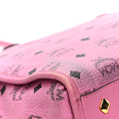 MCM Visetos Large Shopper Tote Pink 5 of 7