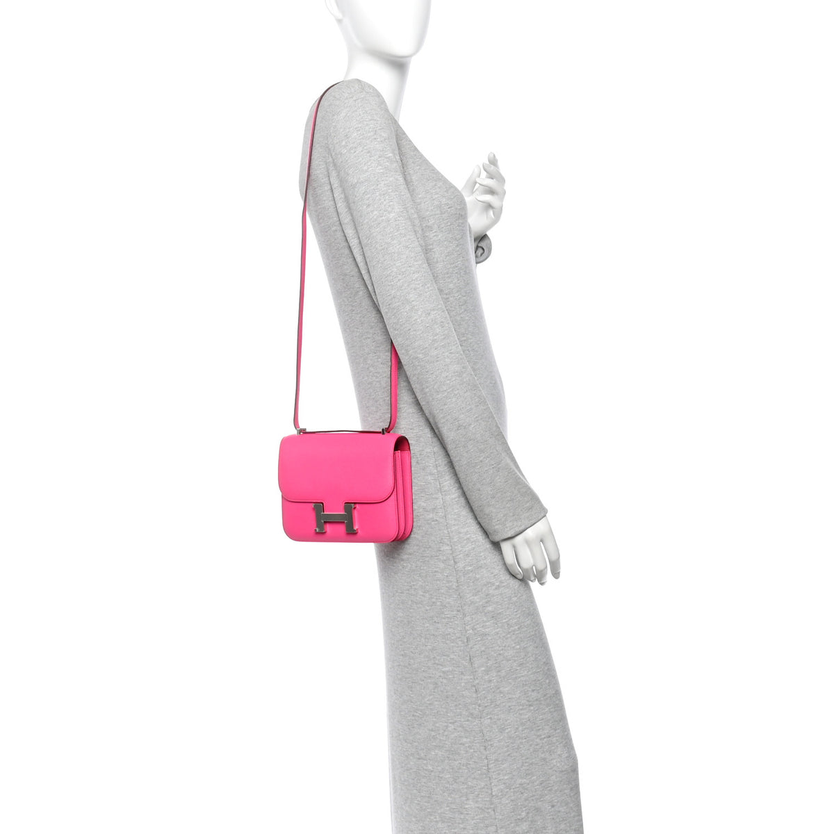 Hermes Chevre Chamkila Constance 18 Rose Pop 2 of 12