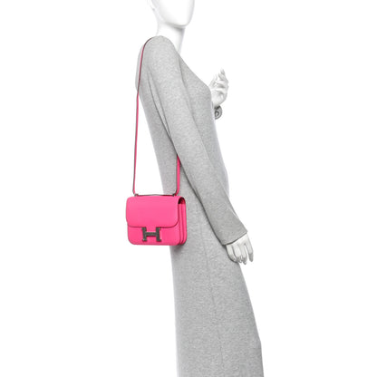 Hermes Chevre Chamkila Constance 18 Rose Pop 2 of 12
