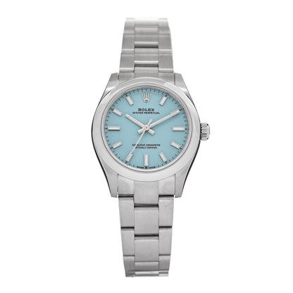 Rolex Stainless Steel 31mm Oyster Perpetual Watch Turquoise 277200 1 of 4