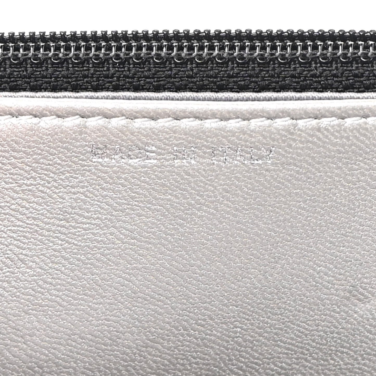 Lambskin Camellia Embossed Wallet on Chain WOC Black