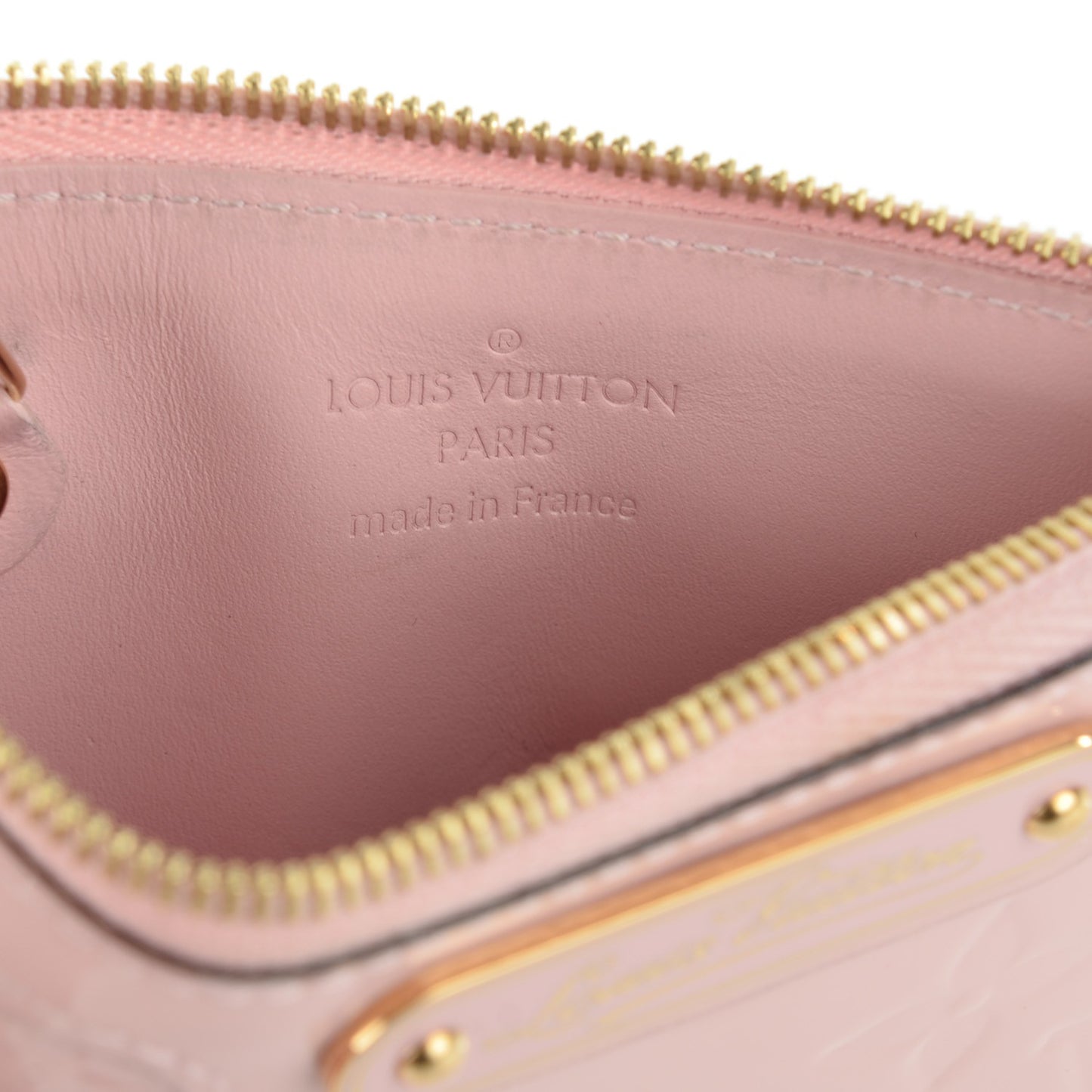 Vernis Key Pouch Rose Ballerine