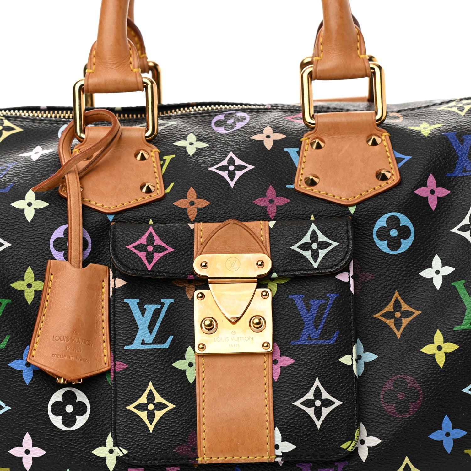 Louis Vuitton Monogram Multicolor Speedy 30 Black 7 of 11