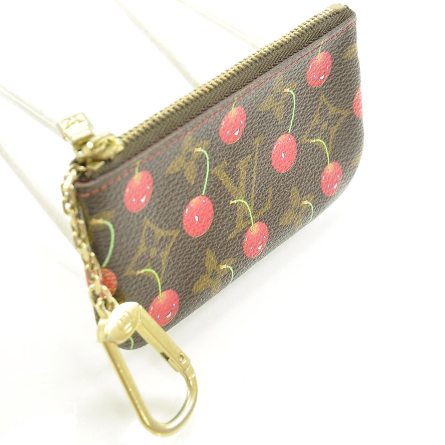 Monogram Cerises Key Pouch