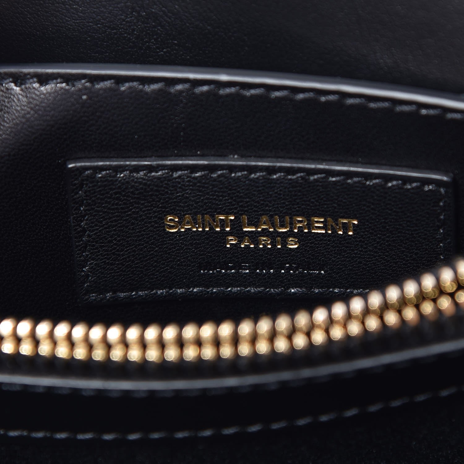 Saint Laurent Calfskin Y Quilted Monogram Small Loulou Chain Satchel Black 6 of 8