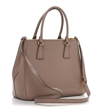 Prada Saffiano Lux Galleria Front Pocket Tote Cipria 3 of 11