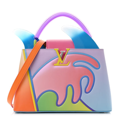 Louis Vuitton Calfskin Plexiglass ArtyCapucines PM Sam Falls Multicolor 1 of 11