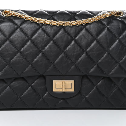 Chanel Aged Calfskin Quilted 2.55 Reissue 227 Flap Black 8 of 14