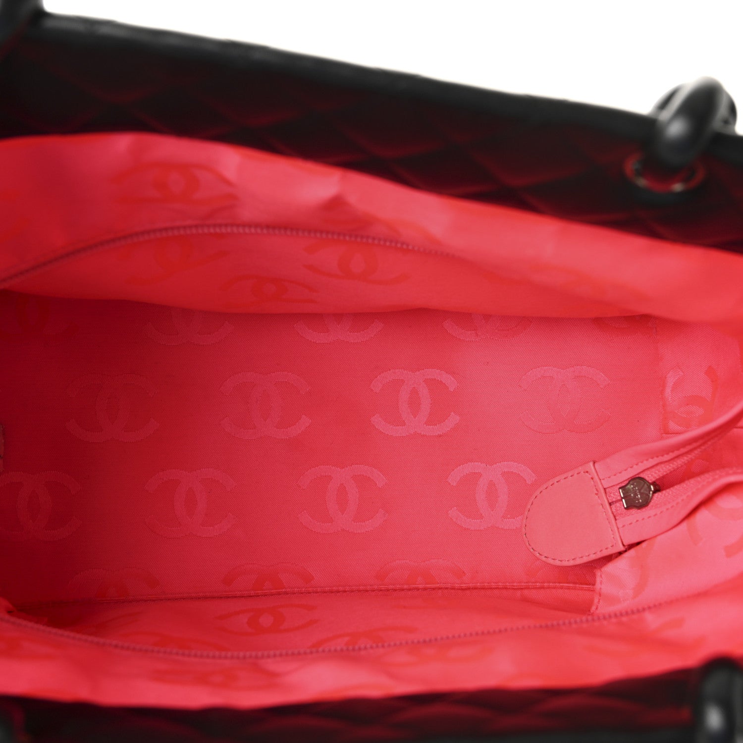 Chanel Calfskin Quilted Large Cambon Tote Black 5 of 10