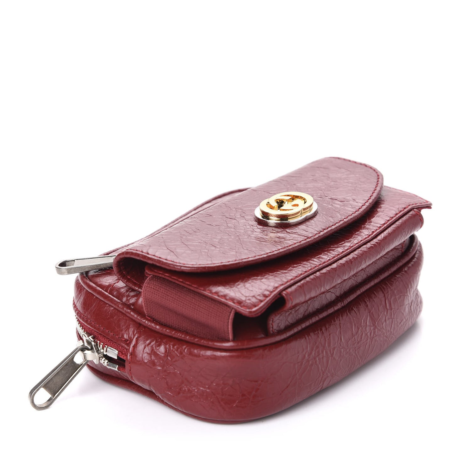 Fluffy Calfskin Mini Morpheus Belt Bag 90 36 Red