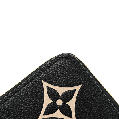 Louis Vuitton Empreinte Monogram Giant Zippy Wallet Black Beige 13 of 14