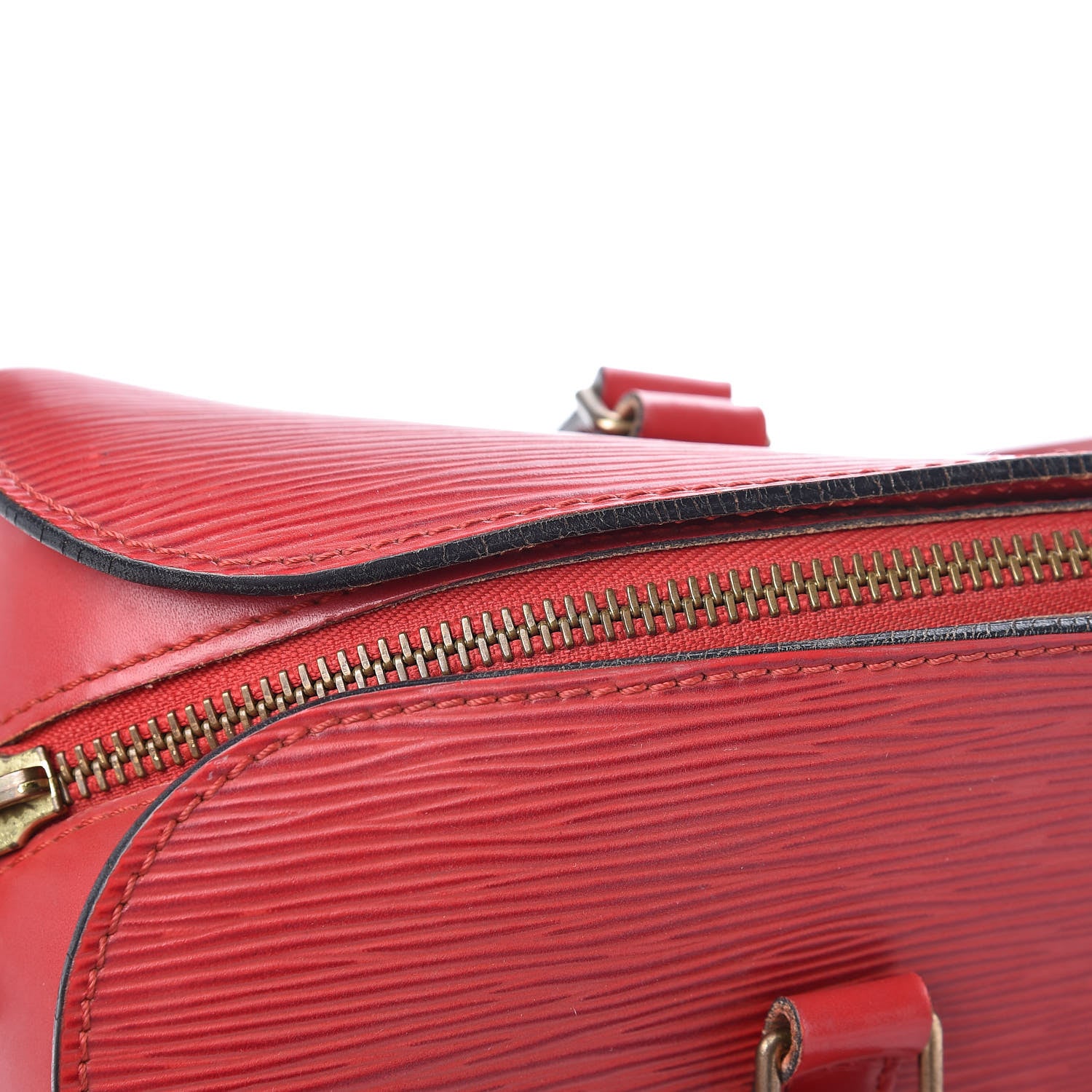 Louis Vuitton Epi Soufflot Castillan Red 7 of 15