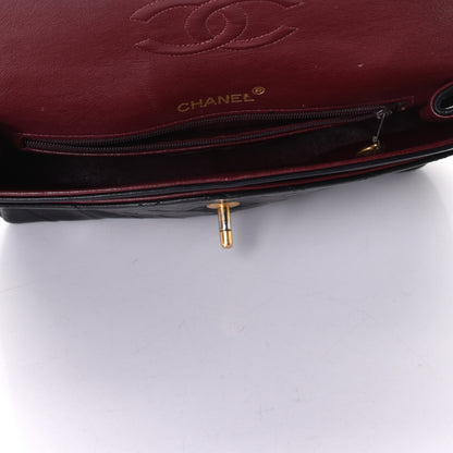 Chanel Lambskin Quilted Double Flap Black 4 of 6