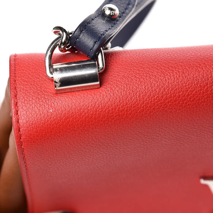 Louis Vuitton Calfskin Lockme II Chain Bag BB Rubis Marine 9 of 10