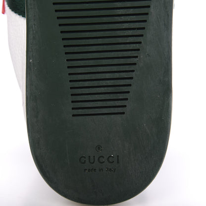 Gucci Calfskin Web Coda High Top Sneakers 8.5 White 9 of 10