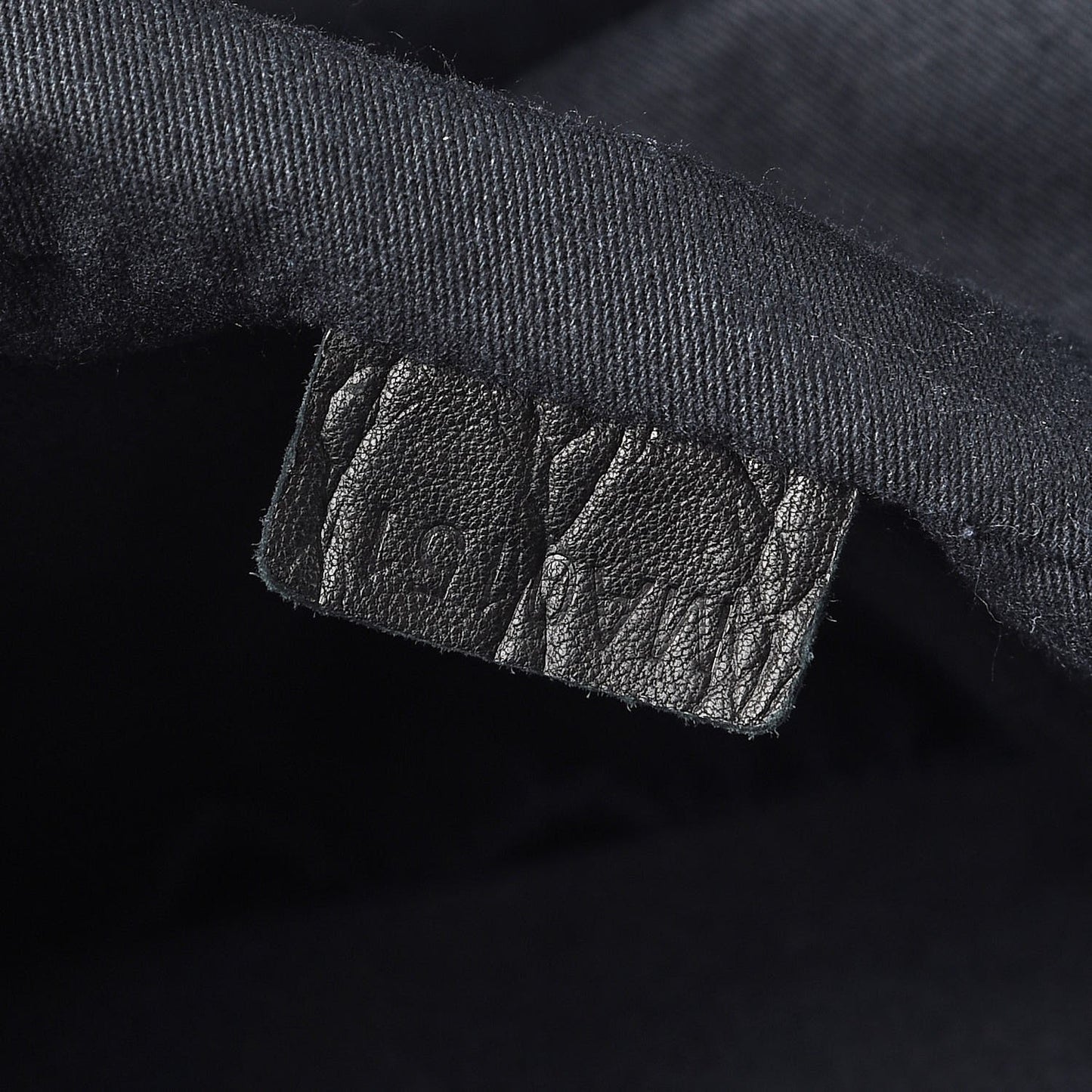 Calfskin Crocodile Embossed Large Nightingale Black