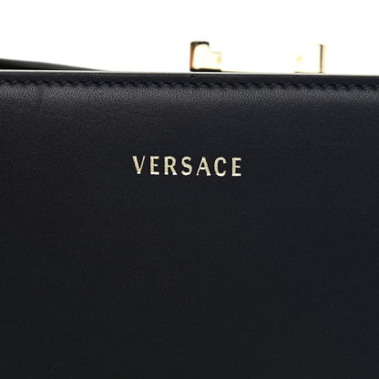 Versace Calfskin Small DV One Navy 7 of 14