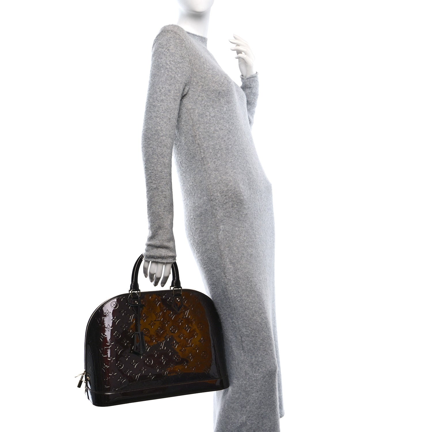 Louis Vuitton Vernis Alma GM Amarante 2 of 9