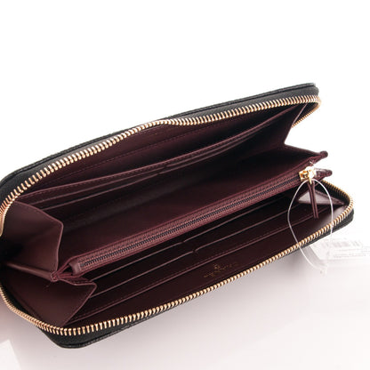 Chanel Caviar Quilted Large Gusset Zip Around Wallet Black 5 of 8