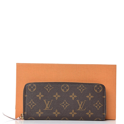 Louis Vuitton Monogram Clemence Wallet Rose Ballerine 7 of 7